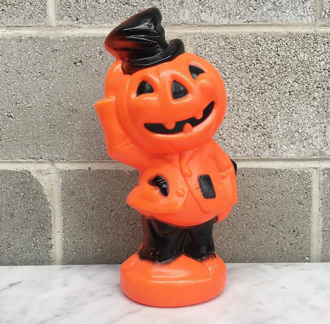 B4 vintage style Mister Mr. Halloween pumpkin man blow mold newest jack-o’-lantern