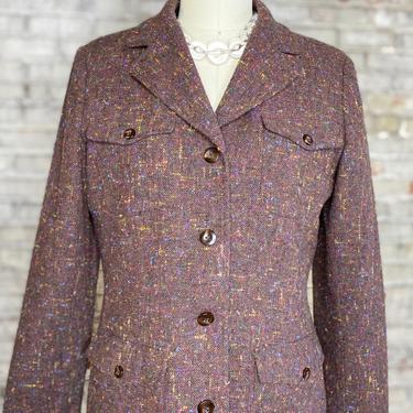 Vintage Liz Claiborne Speckled Wool Blazer 