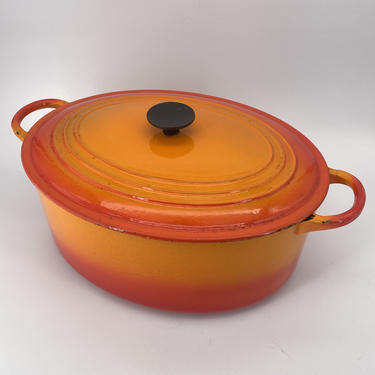 Vintage 1960s 1970s Oval Le Creuset G Flame | Brain Washington