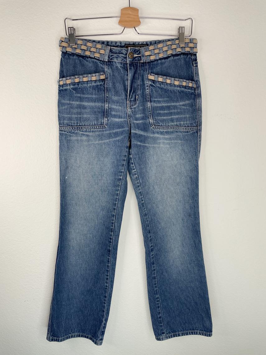 Y2K Braided-Trim Low Rise Jeans | Prototype Vintage | Austin, TX