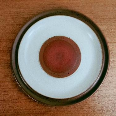 Vintage Denby Potter's Wheel Rust | 10" Dinner Plate(s) | David Yorath | Gill Pemberton | England 