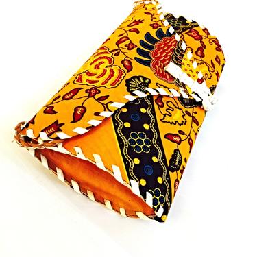 NLSL Orange Clutch Purse