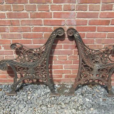 Cast Iron Bench Ends 