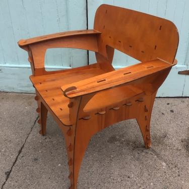 Modern Plywood Puzzle Chair David Kawecki