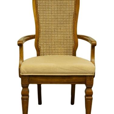 Bernhardt Furniture Italian Provincial Cane Back Dining Arm Chair 251-521/522 