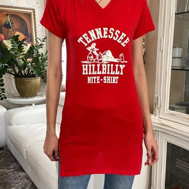 1970's Tennessee Hillbilly Nite Shirt / Pajamas / Quarantine QT Loungewear 