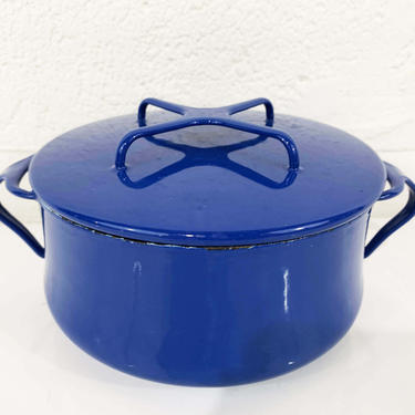 Midcentury Blue Small Dansk French Cook Pot with Lid – Portland Revibe