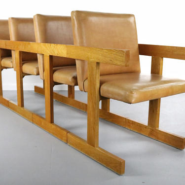Set of 4 Dining Chairs in the Manner of Jens Risom 