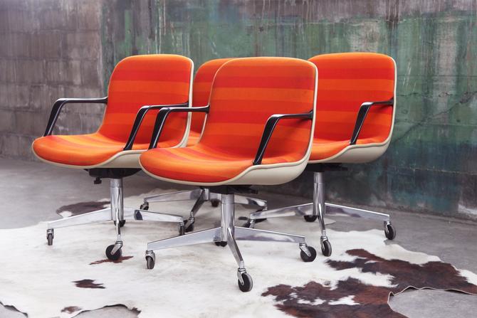 Vintage knoll office discount chair