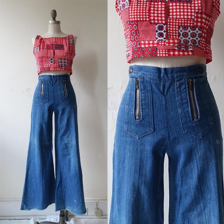 70s vintage FOP84 bottom ITALY MADE 棒zip 70s vintage FOP84 bottom ITALY MADE bar zip