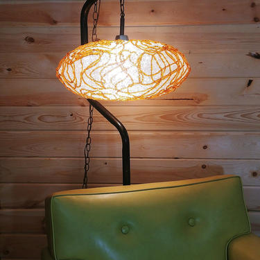 Mid Century Lamp Spaghetti Lucite shops Pendant Light MCM Modern