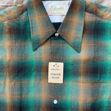 RARE DEADSTOCK 1950s Chevella by Arrow Rayon Shirt | No Surrender