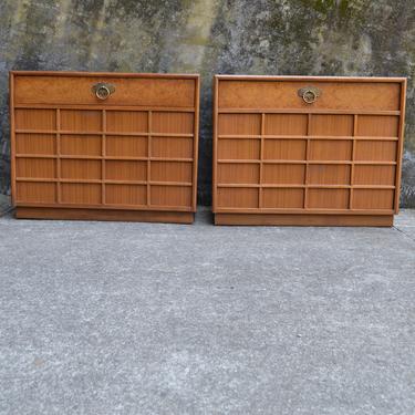 Pair of Mid Century Bachelors Chest -  Nightstands by American of Martinsville 