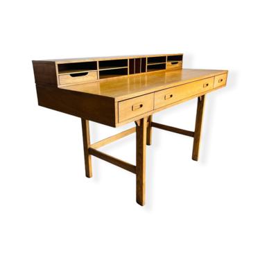 Danish Modern Teak Flip Top Desk by Peter Lovig Nielsen