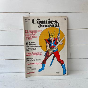Vintage 1977 Comics Journal Magazine #38 Star Wars, Thor, Gil Kane // Vintage Star Wars Memorabilia Collector // Gift 