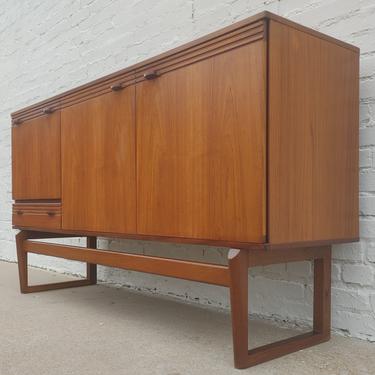 Mid Century English Modern Teak Sideboard by Nathan 