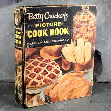 HARD TO FIND! Betty Crocker's Picture Cookbook, Revised &amp; Enlarged - Late 1950s Vintage Cookbook | Free Shipping 