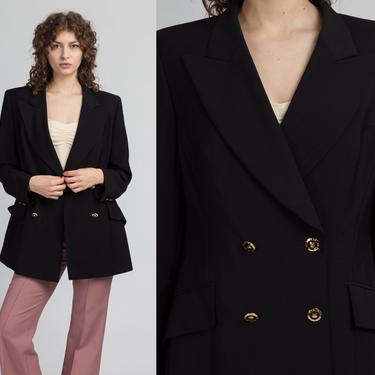 80s Black Escada Blazer - 40, Medium | Vintage Margaretha Ley