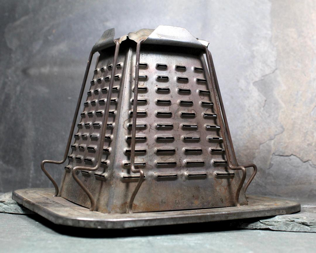 Antique Toaster Camping or Stovetop Toaster Pyramid Shaped Bixley