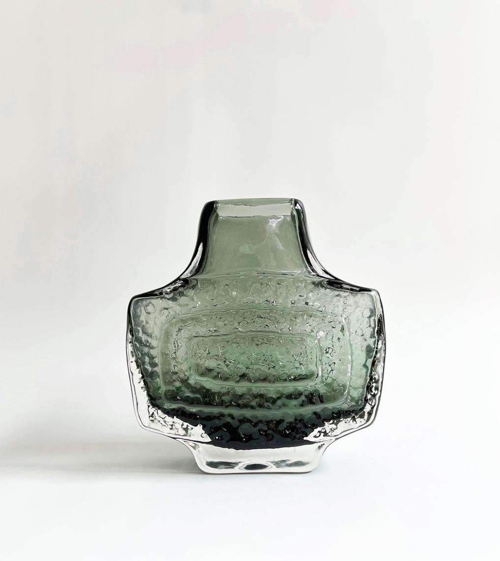 Mid Century Whitefriars 9677 TV Vase in Pewter Sabine Vintage Home