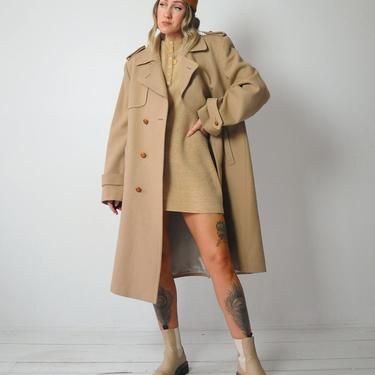 Menswear Wool Trench Coat