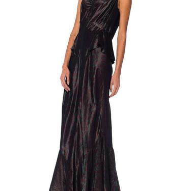 Morphew 2000s Jean Louis Scherrer Haute Couture Antique Silk Ball Gown