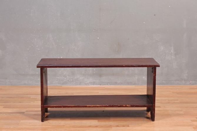 Rustic Country Coffee Table Bench Online Only From Furnish Green Of Midtown Manhattan New York Ny Attic