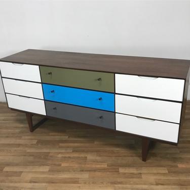 Mid Century Triple Dresser by Stanley.