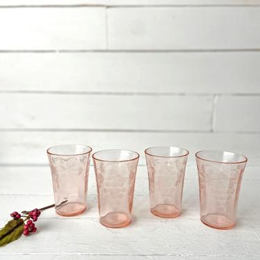 5 Spout Shot Glass Etched With Grape Bunch Cup, Depression Glass Light Pink  Vintage Measuring Cup RARE What is This 