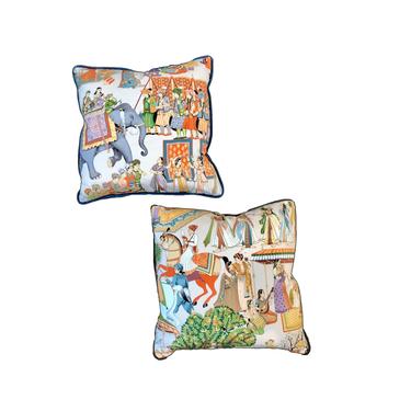 Middle Eastern Market Decorative Pillow Case 