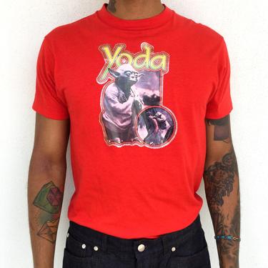 Vintage Rare 1980s Yoda Lucas Films Tee, Rare 80s Yoda Star Wars Film Crew Tee, VTG 1980s Star Wars Yoda Film Tee 