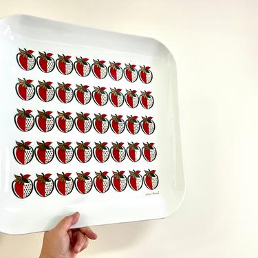 Extra Large MCM Georges Briard Strawberry Platter 