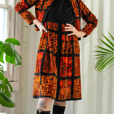 60s Oscar De La Renta Dress & Jacket Set