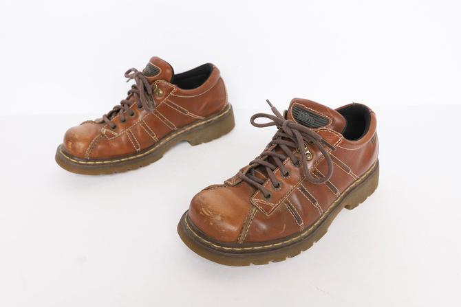 mens size 11 DOC MARTENS style brown leather 90s y2k | Cairo