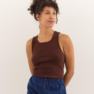 Vintage 24 25 26 27 28 Waist Elastic Cotton Shorts in True Blue | 90s Made in France | XXS XS | 