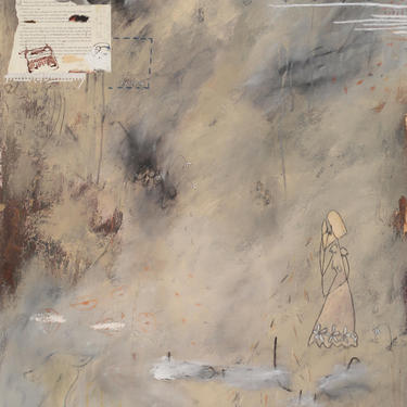 Original Painting by Sevag Mahserejian &quot;momotaro&quot; - contemporary post modern abstract expressionism art 