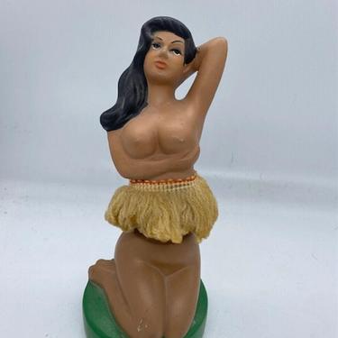1950s Japanese Topless Pin Up Ceramic Hula Girl 