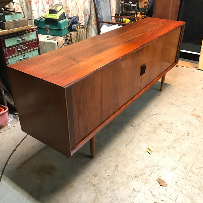 Danish Modern Rosewood Faarup Ib Kofod Larsen Sideboard Credenza