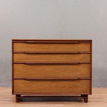 Stiehl Mid Century Mahogany 4-Drawer Dresser