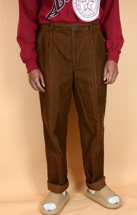 Vintage Polo Ralph Lauren Brown Corduroy Skater Pants Trousers 32x32, MAW  SUPPLY