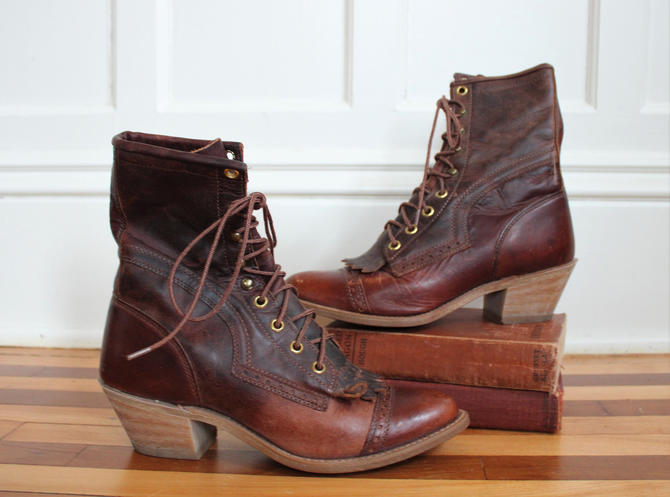 Capezio lace up boots sale