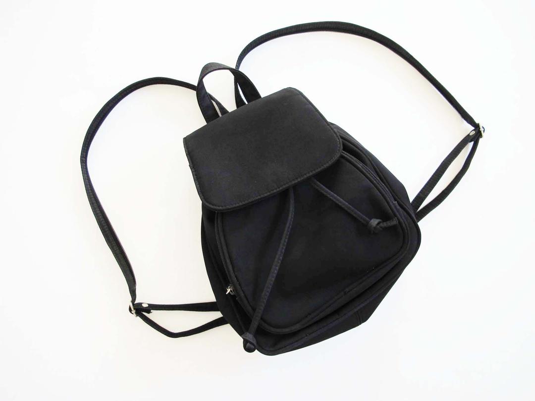 Vintage 90s 2000s Black Nylon Mini Backpack - 2000s Small | Milk Teeths ...