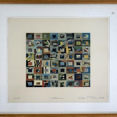 Giulio Paolini Collezione 1974 Signed Lithograph Framed 