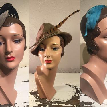 Three Gals Hat Lot #17 - Vintage 1940s 1950s | Road Less  display picture 2