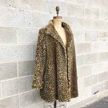 Inc leopard outlet coat