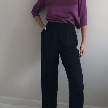 giorgio armani 80s vintage wool trousers