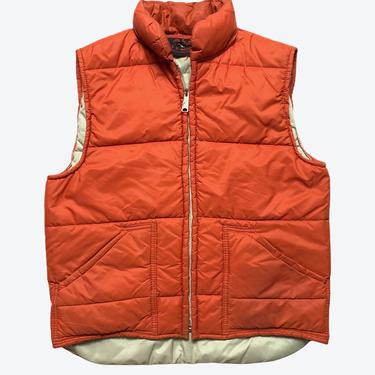 Vintage 1970s/1980s Quilted Puffer Vest ~ M ~ Goose Down jacket/coat ~ Winter 