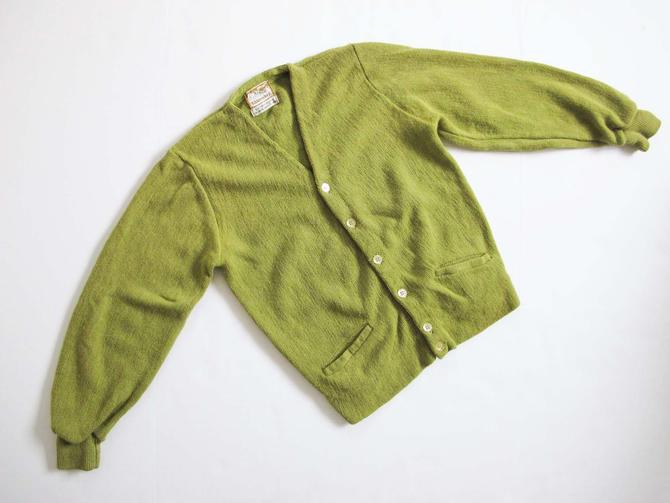 Vintage green store cardigan