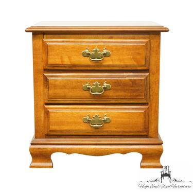 DIXIE FURNITURE Saybrook Maple Country French 24&quot; Three Drawer Nightstand D675-621 