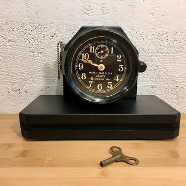 1941 US Navy Mark I Boat Clock Seth Thomas | Deco2Go - Seattle, WA